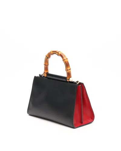 Gucci Small Bamboo Nymphaea Bag In Multi