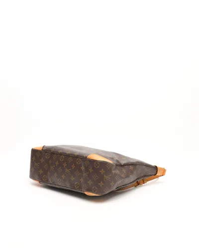 Pre-owned Louis Vuitton Monogram Boulogne 35 Bag In Brown