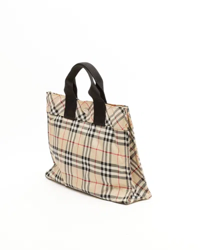 Burberry Nova Check Tote Bag In Multi