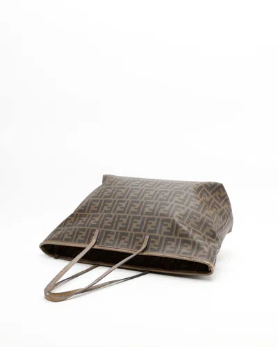Fendi Zucca Roll Tote Bag In Multi
