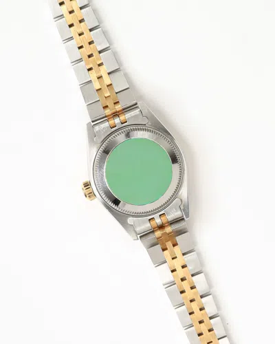 Rolex Lady-datejust 26mm Ref 69173 Diamond Dial 1991 Watch In Multi