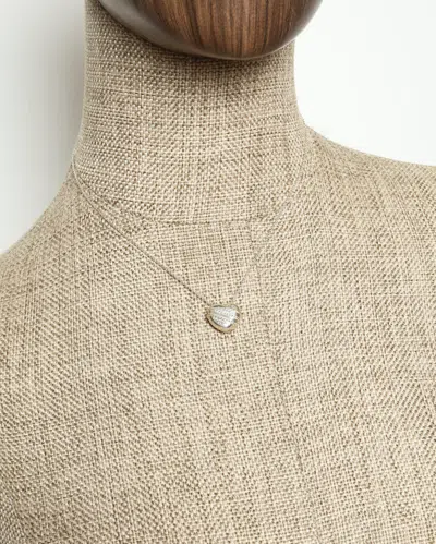 Tiffany & Co Heart And Arrow Silver Necklace In Gold