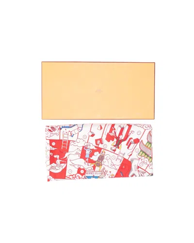 Pre-owned Hermes Hermès 140 Cashmere Silk Scarf In Multi