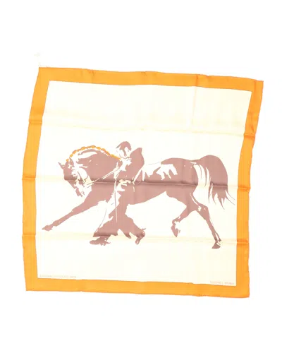 Pre-owned Hermes Hermès 70 Zingaro Tokyo2009 Scarf Silk In Multi