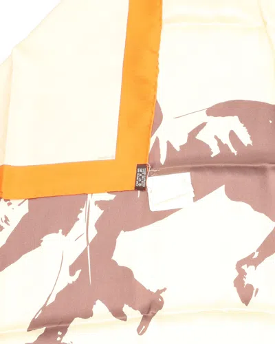 Pre-owned Hermes Hermès 70 Zingaro Tokyo2009 Scarf Silk In Multi