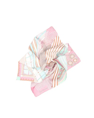 Pre-owned Hermes Hermès 42 Silk Scarf In Multi