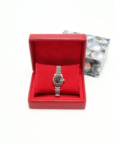 Rolex Lady-datejust 26mm Ref 79174 2000 Watch In Silver