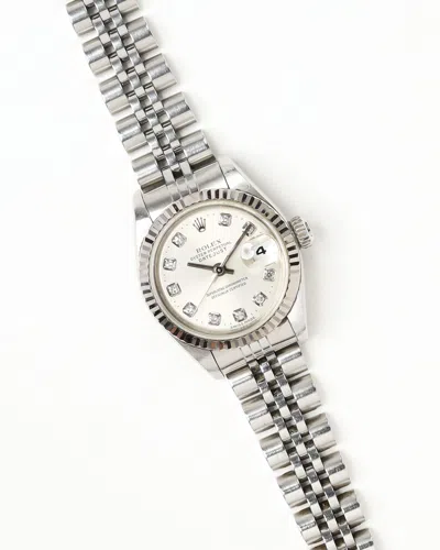 Rolex Lady-datejust 26mm Ref 79174 1999 Watch In Silver