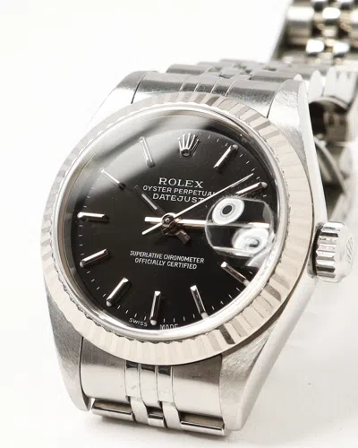 Rolex Lady-datejust 26mm Ref 79174 2000 Watch In Silver