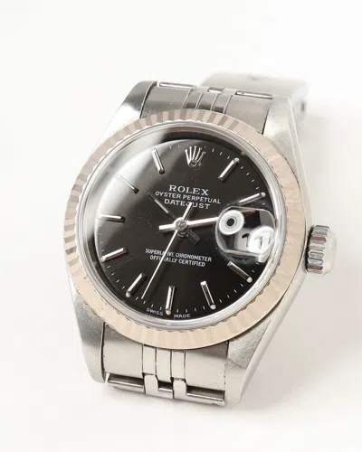 Rolex Lady-datejust 26mm Ref 79174 2002 Watch In Silver