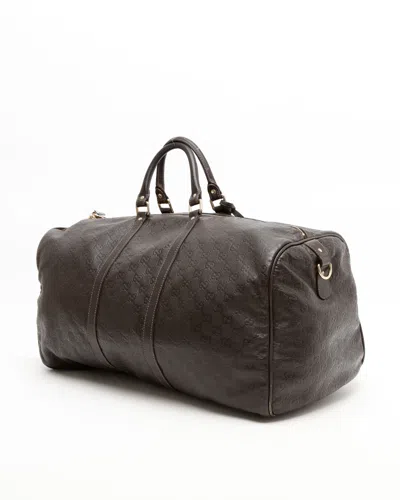 Gucci Ssima Weekend Bag In Brown