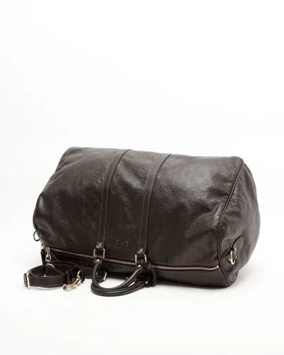 Gucci Ssima Weekend Bag In Brown