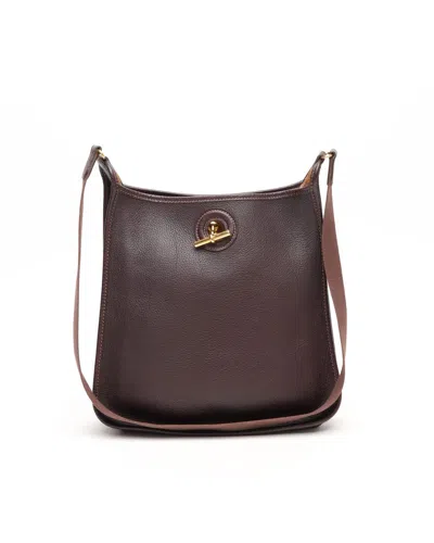 Pre-owned Hermes Hermès Clemence Vespa Pm Bag In Brown