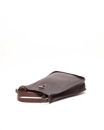 Pre-owned Hermes Hermès Clemence Vespa Pm Bag In Brown