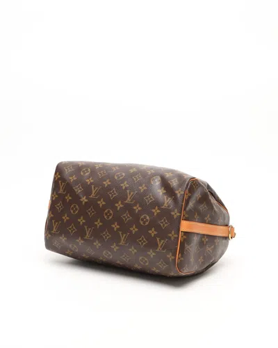 Pre-owned Louis Vuitton Monogram Speedy Bandoulière 30 Bag In Brown