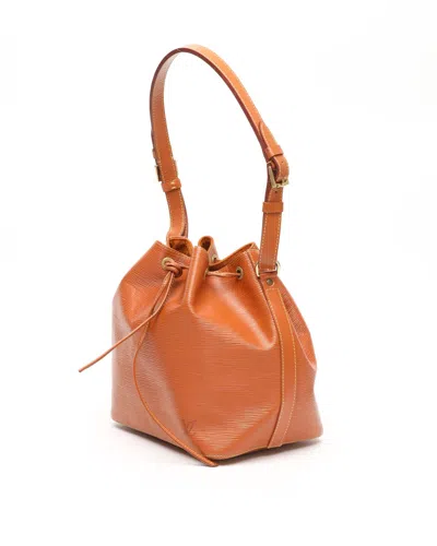 Pre-owned Louis Vuitton Epi Cipango Petit Noé Bag In Brown