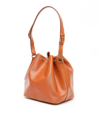 Pre-owned Louis Vuitton Epi Cipango Petit Noé Bag In Brown