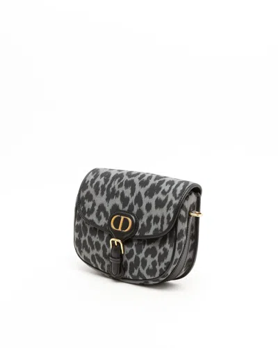 Dior Christian  Medium Bobby Mizza Bag In Black