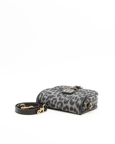 Dior Christian  Medium Bobby Mizza Bag In Black