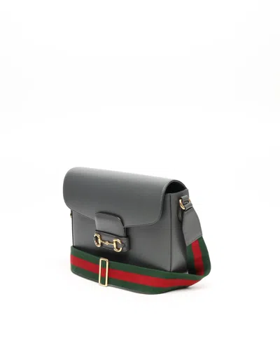 Gucci Large Horsebit 1955 Cruise Collection Bag In Gray