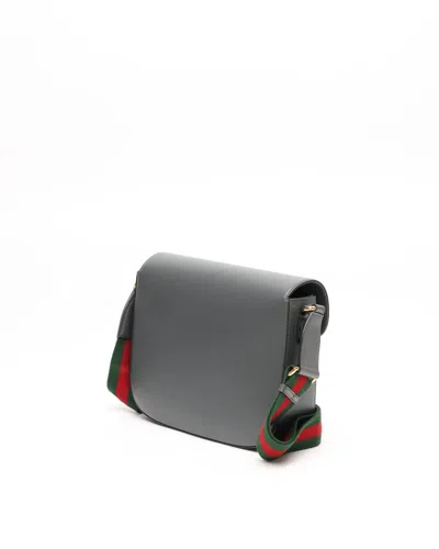 Gucci Large Horsebit 1955 Cruise Collection Bag In Gray