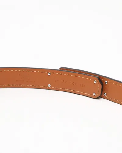 Pre-owned Hermes Hermès Kelly 18 Belt In Brown