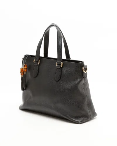 Gucci Bamboo Tote Bag In Pattern