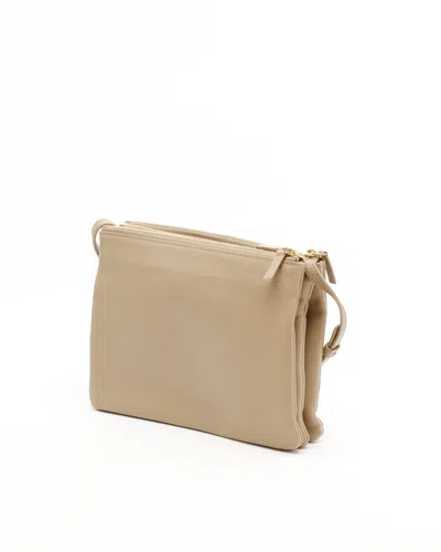 Celine Céline Medium Trio Bag In Neutral