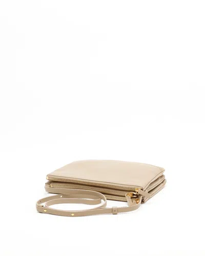 Celine Céline Medium Trio Bag In Neutral