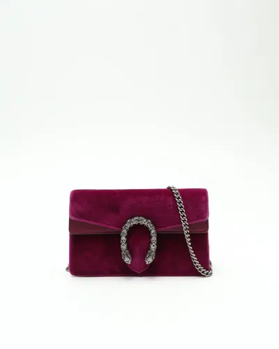 Gucci Dionysus Super Mini Bag In Purple