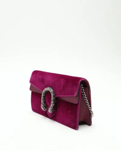 Gucci Dionysus Super Mini Bag In Purple
