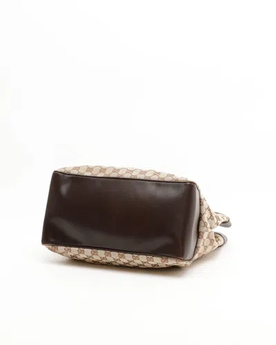 Gucci Gg Tote Bag In Brown