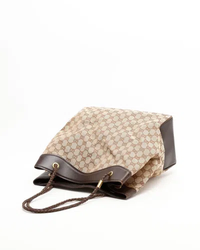 Gucci Gg Tote Bag In Brown