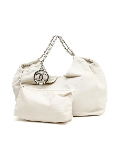 Pre-owned Chanel Large Cc Chain Hobo Bag In Multi