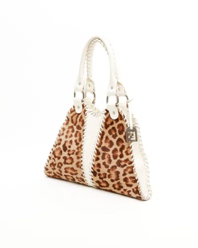 Fendi Leopard Handbag In Multi