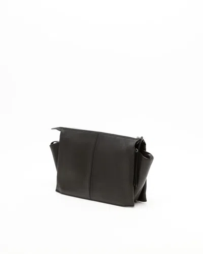 Celine Céline Trifold Chain Bag In Black