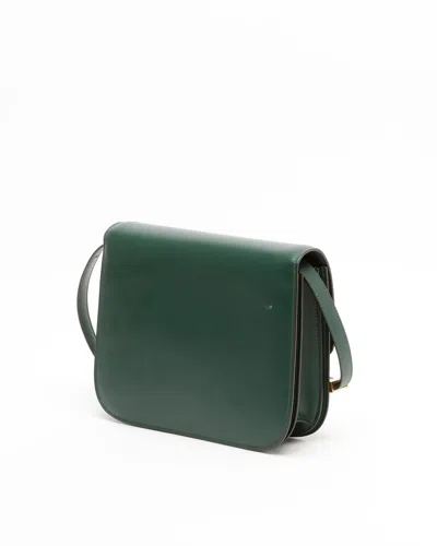 Celine Céline Classic Box Bag In Green