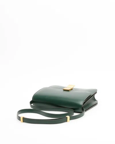 Celine Céline Classic Box Bag In Green