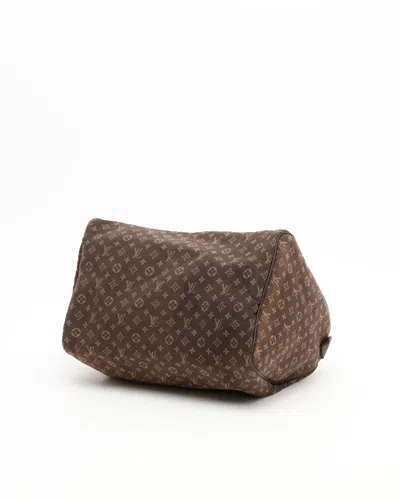 Pre-owned Louis Vuitton Mini Lin Speedy 30 Bag In Brown
