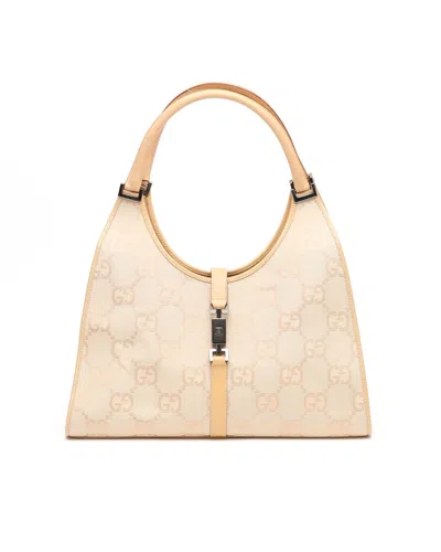 Gucci Large Gg Bardot Bag In Neutral