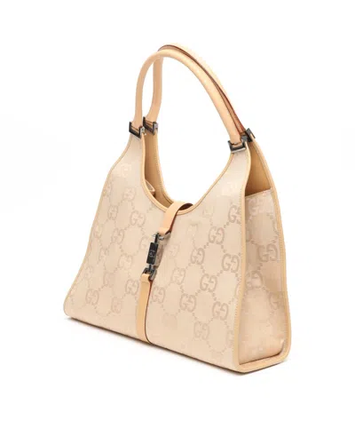 Gucci Large Gg Bardot Bag In Neutral
