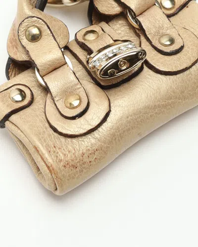 Chloé Paddington Bag Charm In Gold