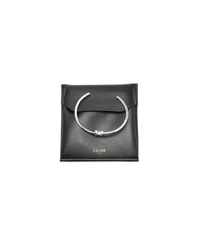 Celine Céline Triomphe Bracelet In Silver