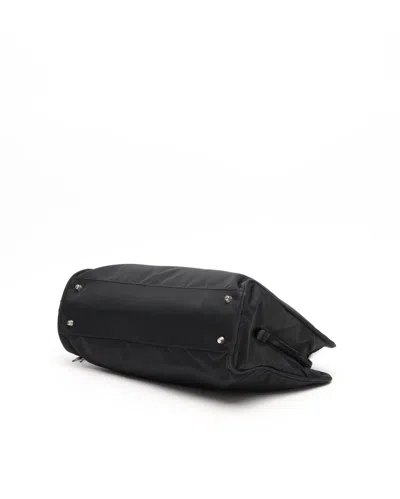 Prada Tessuto Business Bag In Black
