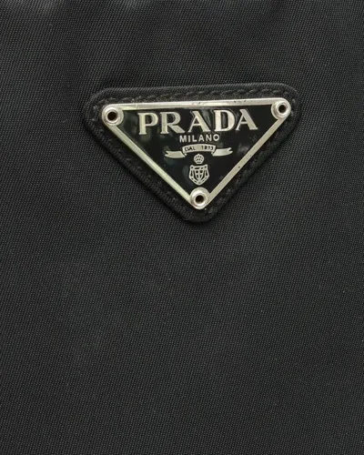 Prada Tessuto Business Bag In Black