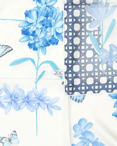 Dior Christian  90 Silk Scarf In Black