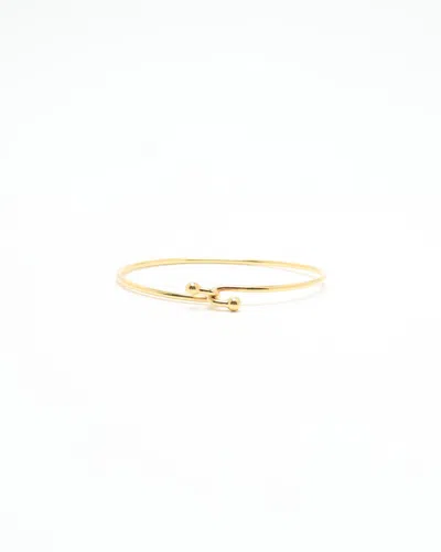 Tiffany & Co Double Hook Bracelet, In 18kt Yellow Gold In Gold