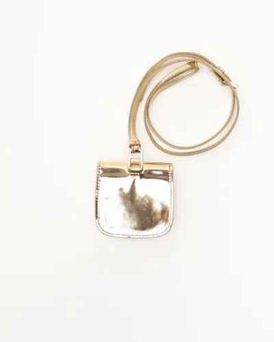 Prada Earphone Case In Gold