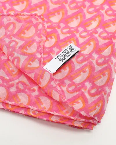Dior Christian  60 Silk Scarf In Pink