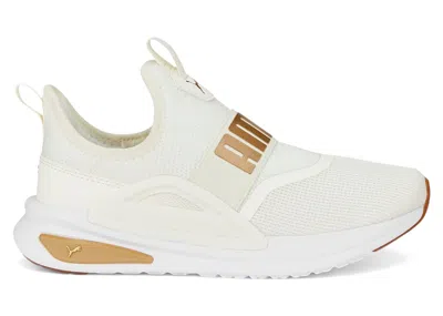Pre-owned Puma Softride Enzo Evo Slipon (women's) Sneakers In Warm White